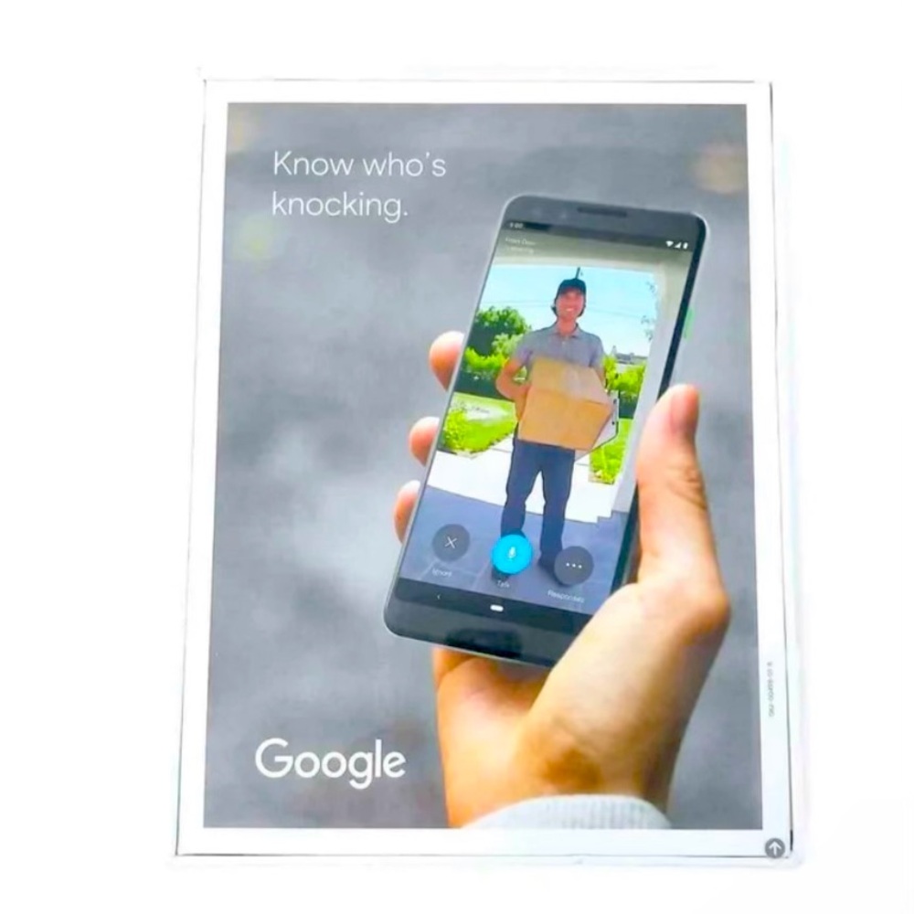 New in box Google Nest Hello NC5100US Smart Wi-Fi Video Doorbell